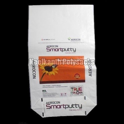 BOPP Block Bottom Wall Putty Bag